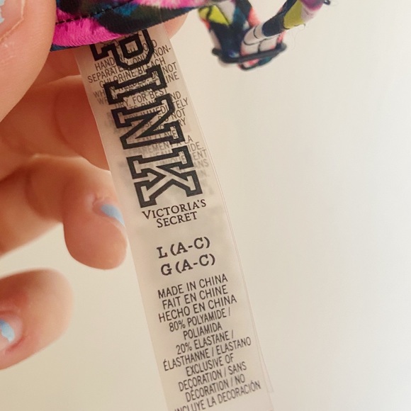 VS PINK Triangle PushUp Bikini Top🖤 - Picture 5 of 5